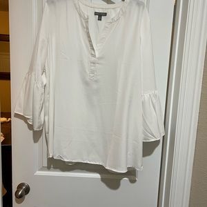 White polyester women’s top